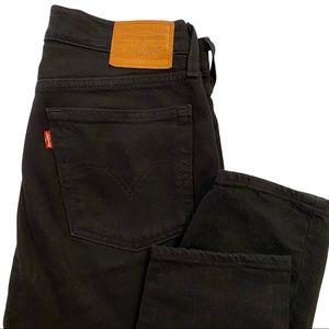 Levi’s black denim, size 27